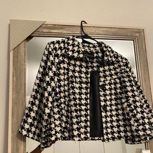 Houndstooth  Bolero Cropped Jacket